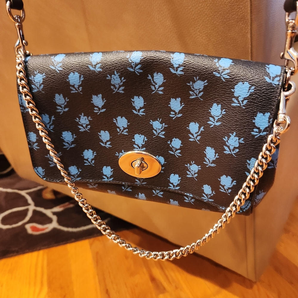 LIKE NEW COACH Badlands Rose Mini Crossbody Bag